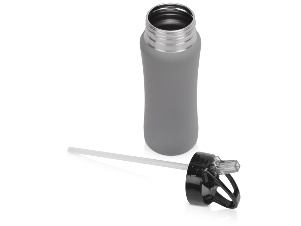 Бутылка спортивная Коста-Рика 600мл, серый-1