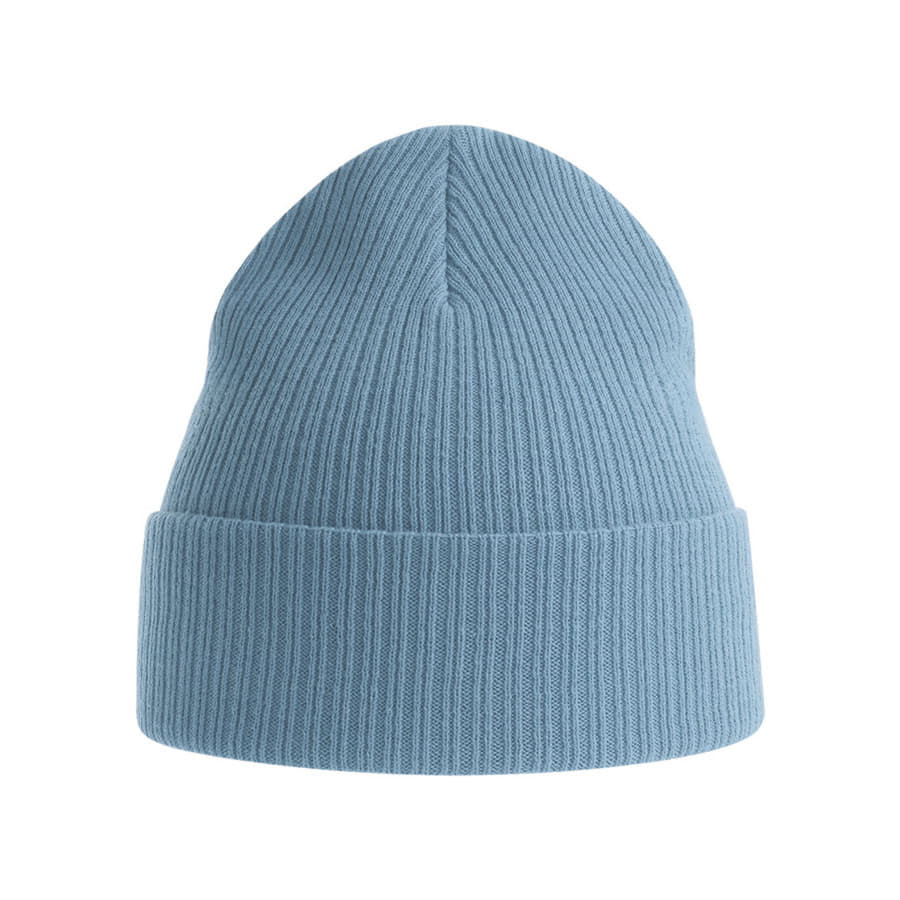 Шапка с отворотом NELSON из органического хлопка, голубой-2