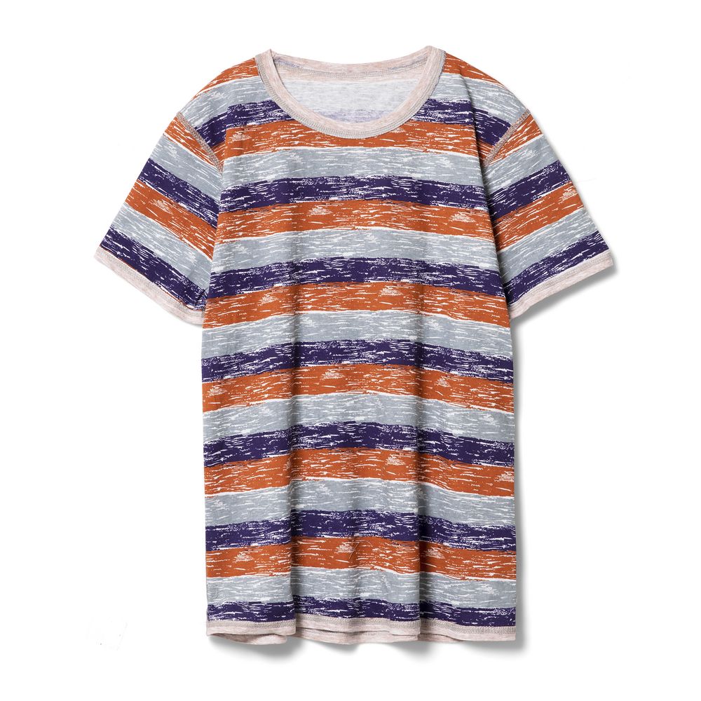 Футболка мужская Rayet двусторонняя, оранжевая с фиолетовым-3