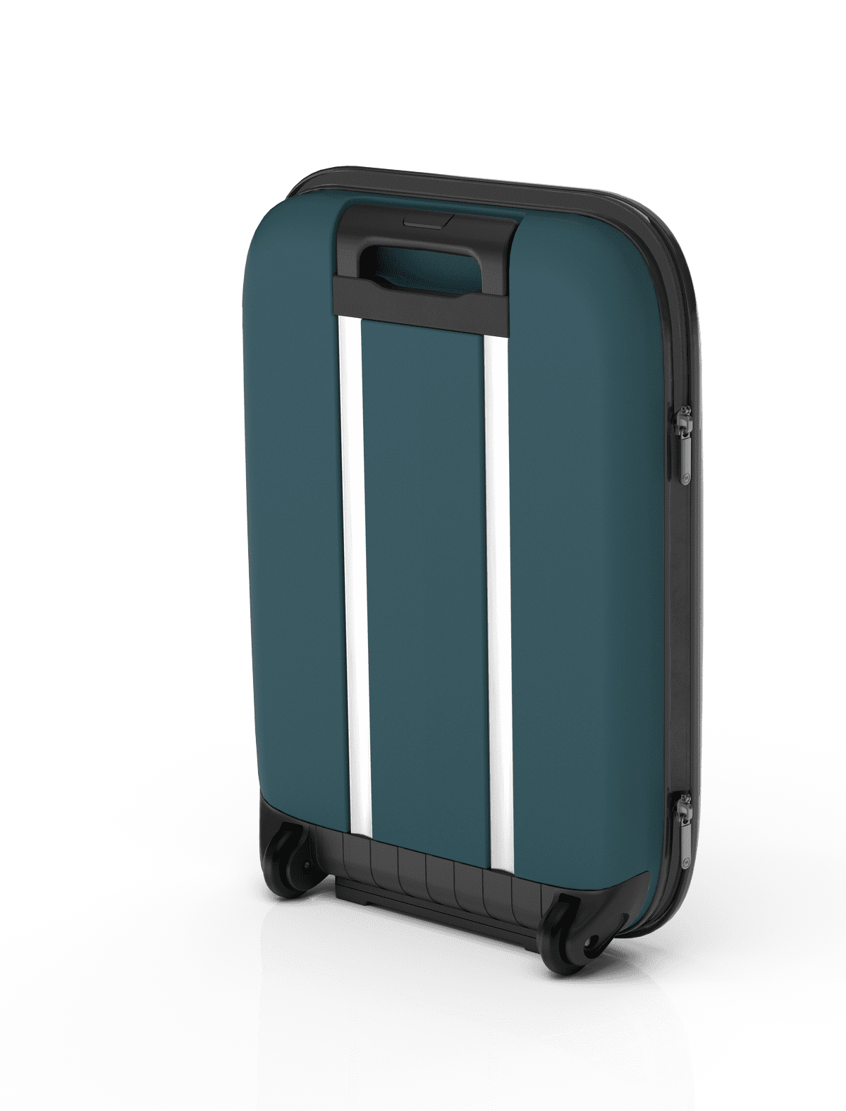 Чемодан складной Rollink Vega II 55x40x20 см, 2 колеса, сине-зеленый-5