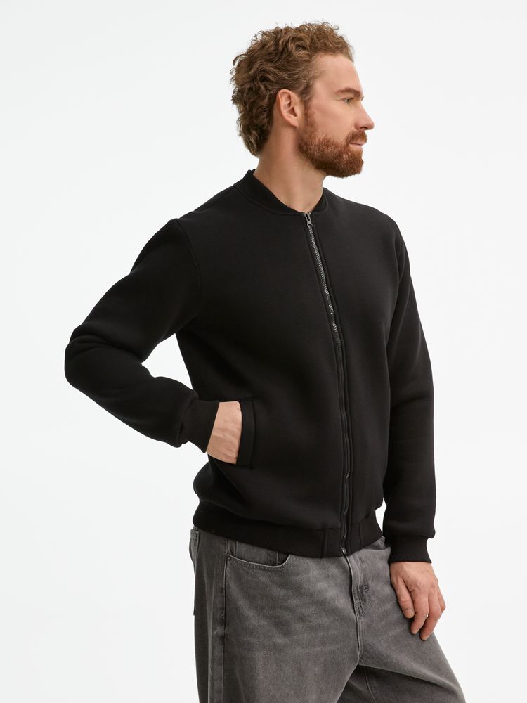 Бомбер унисекс Estado, черный-7