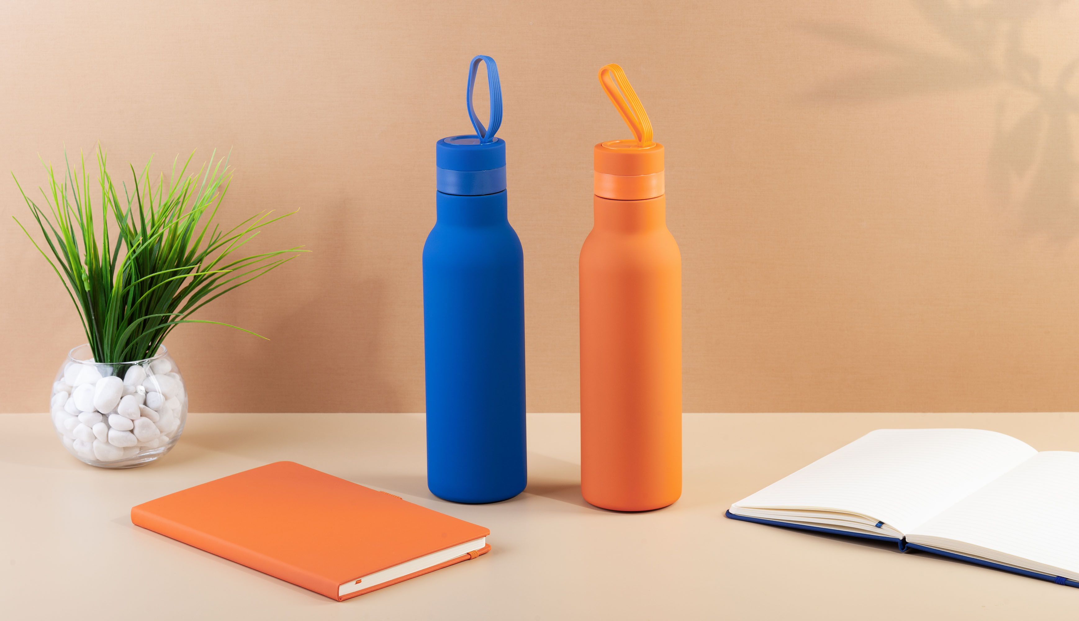 Бутылка для воды "Фитнес" 700 мл, покрытие soft touch-7