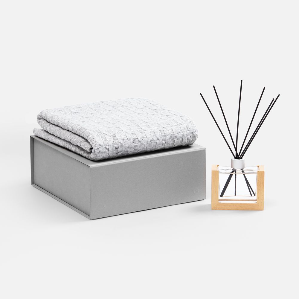 Коробка складная Quadra Fold, серая-2