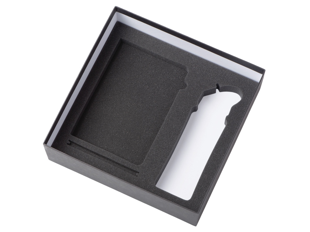 Подарочный набор c блокнотом C2, ручкой и бутылкой, оранжевый-2