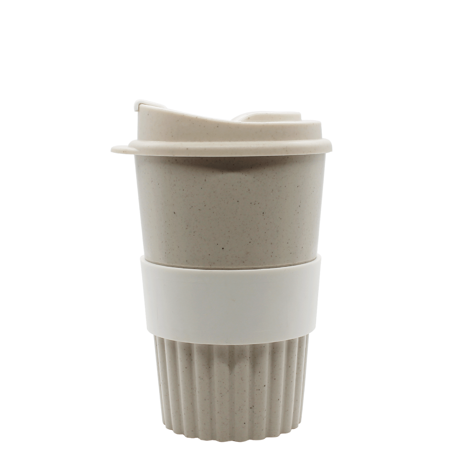 Стакан Classic Melange Green Line, 350 мл (белый)-1