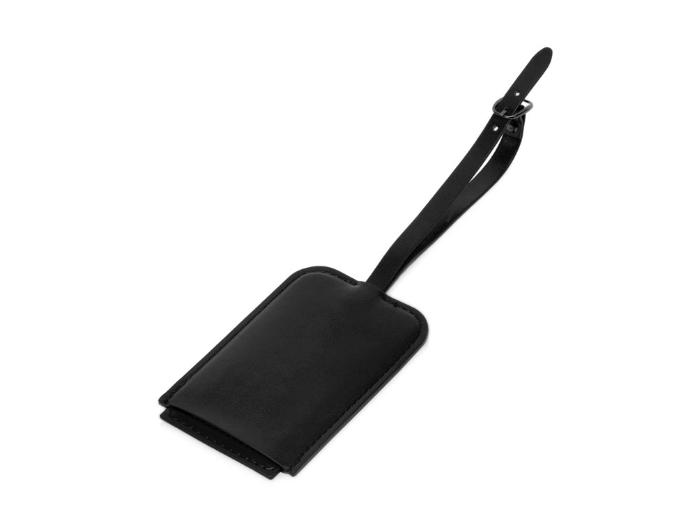 Багажная бирка из PU Fabrizio, черный-1