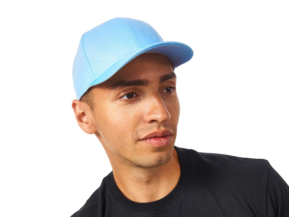 Бейсболка Detroit 6-ти панельная, св. синий-1