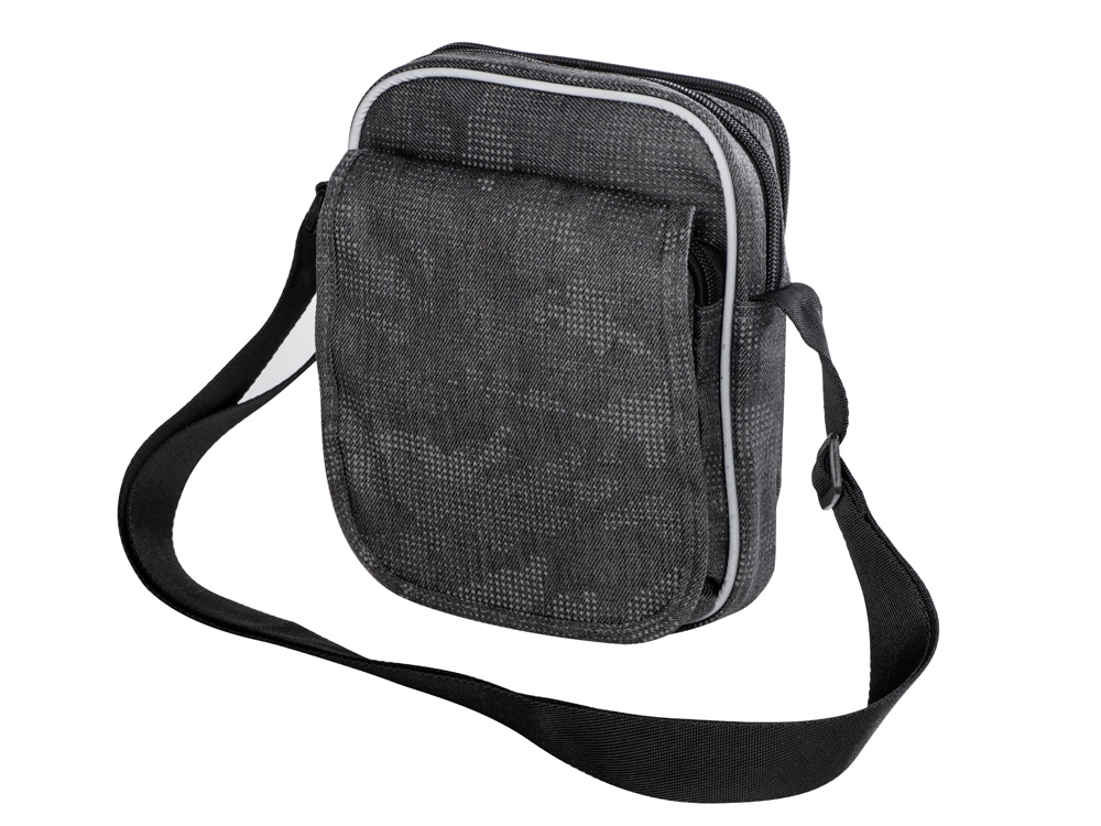 Сумка Camo со светоотражающим дизайном на плечо, серый-0