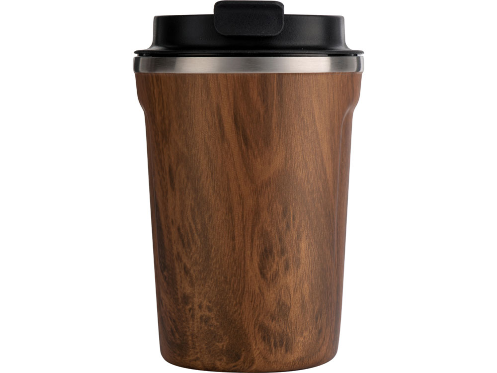Термокружка CAFe COMPACT, 380 мл, wood-7