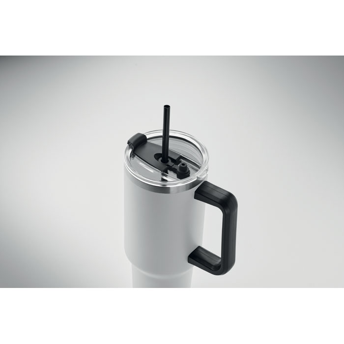 Double wall tumbler 1200ml, белый-4