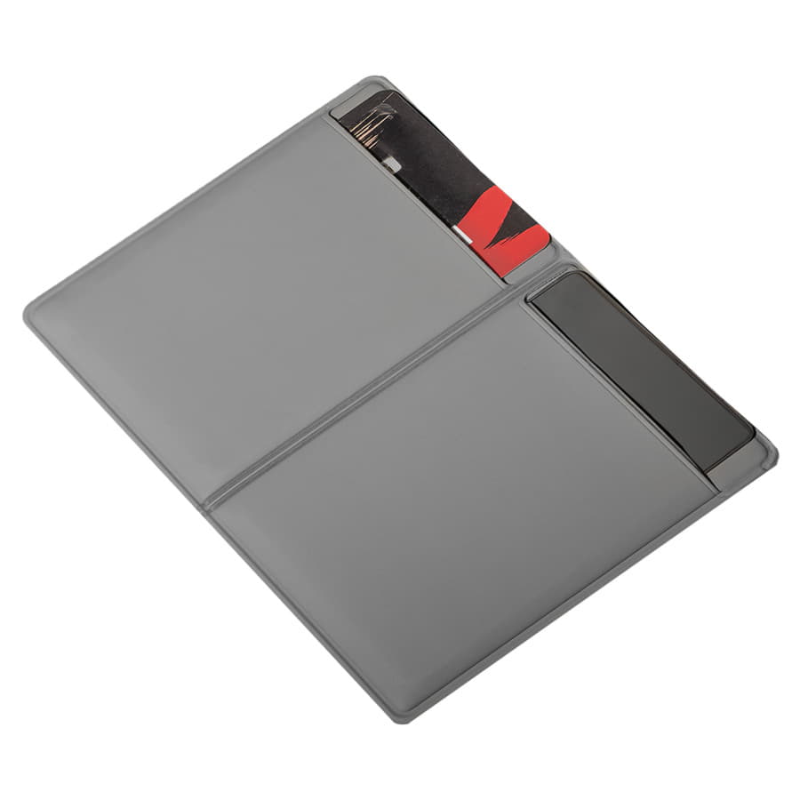 Чехол для автодокументов Simply, серый, 9.3 х 12.8 см, PU, серый-2