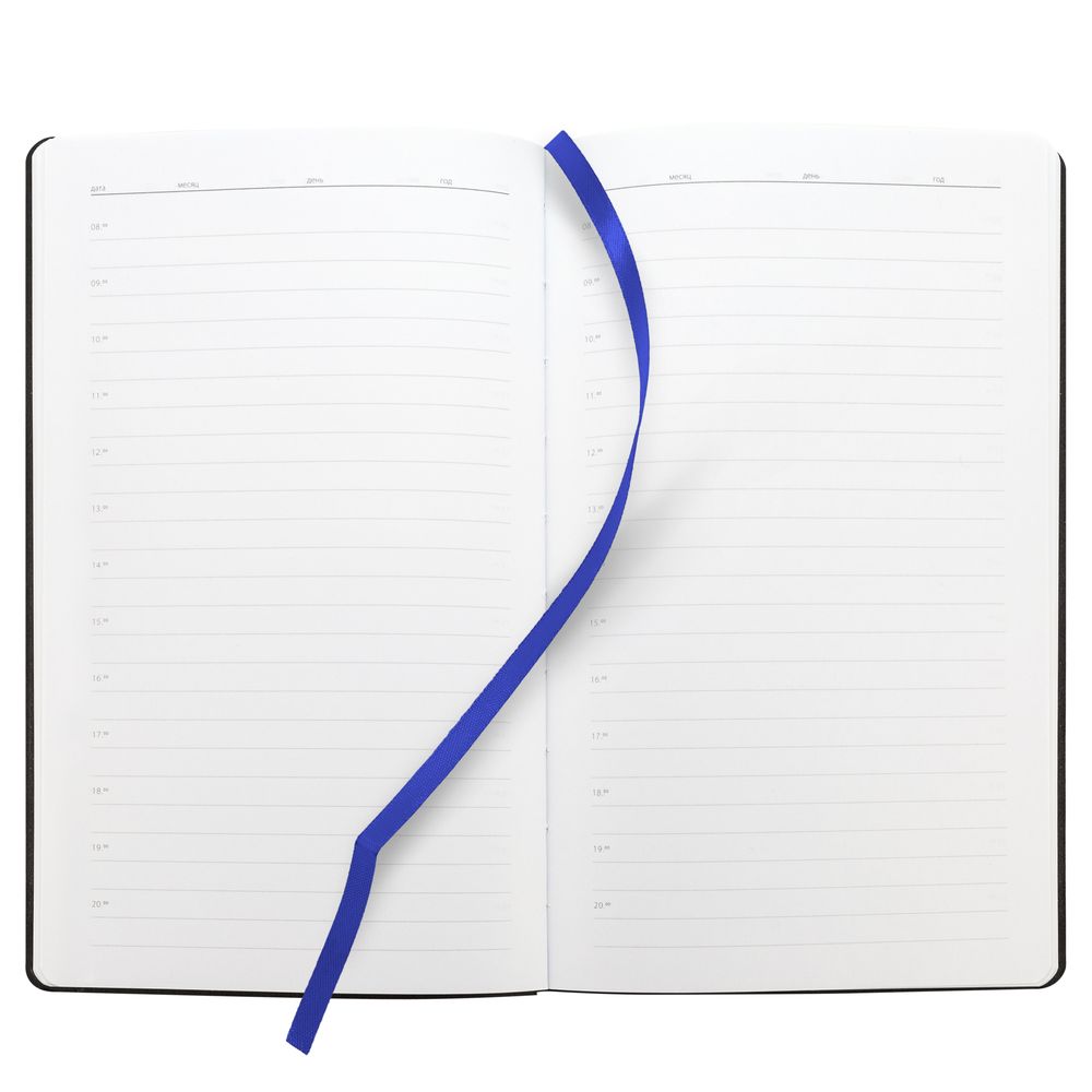 Ежедневник Knit, недатированный, синий-5