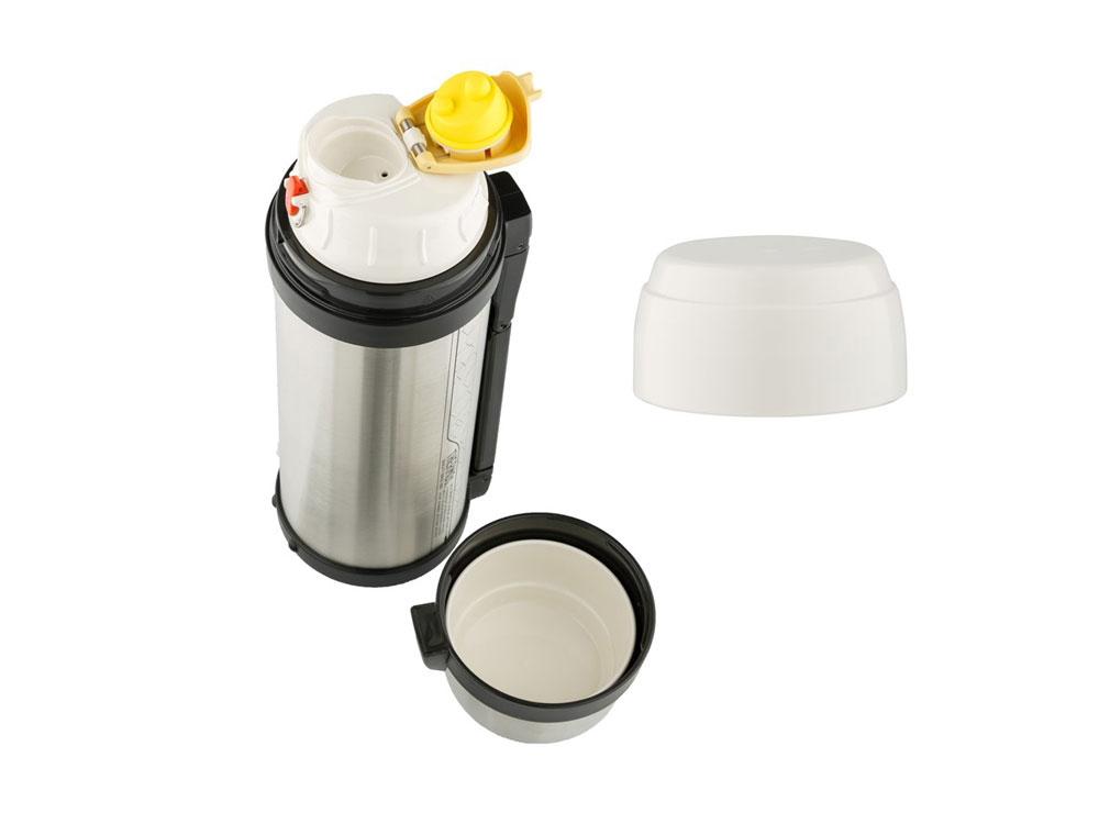 Термос из нерж. стали тм THERMOS FDH Stainless Steel Vacuum Flask 2.0L, стальной-3