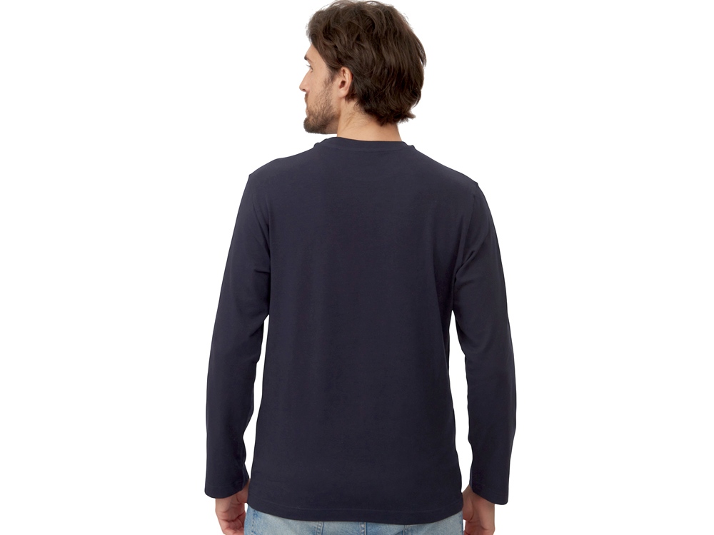 Лонгслив HD Fit мужской, темно-синий-3