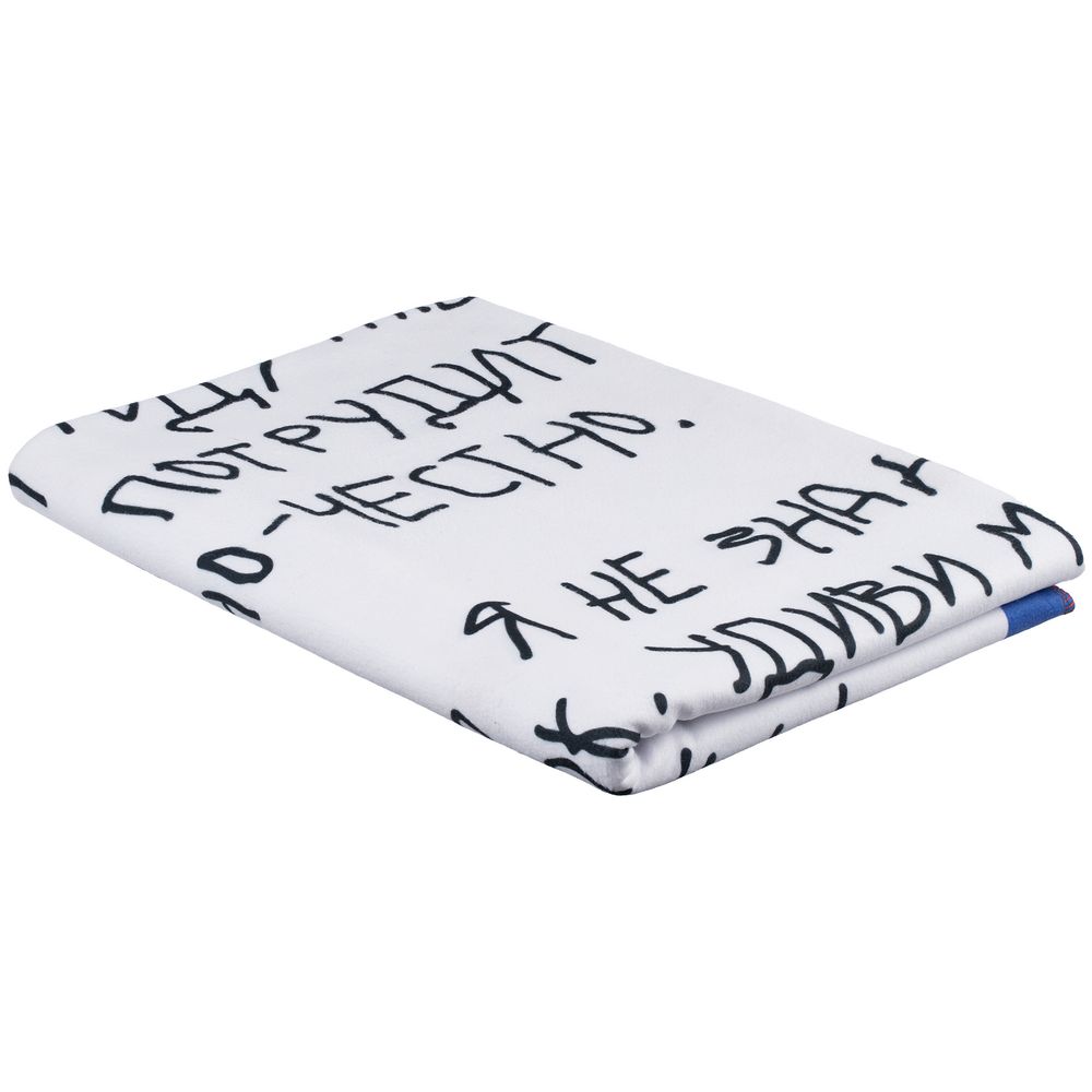 Флисовый плед «Письмо Деду Морозу»-1