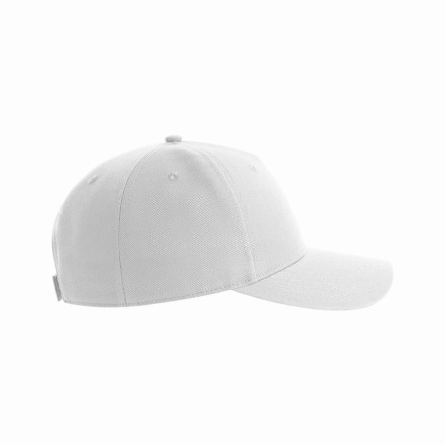 Бейсболка FIJI, 5 клиньев, застежка на липучке, белый-1