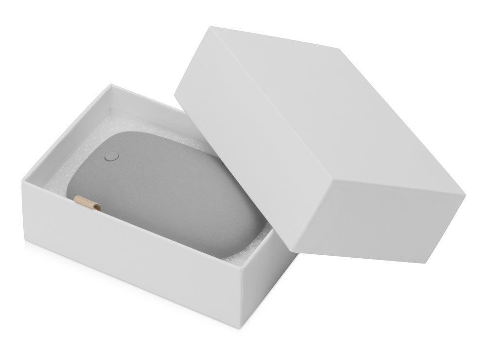 Внешний аккумулятор в форме камня Stone, 7800 mAh, серый-7