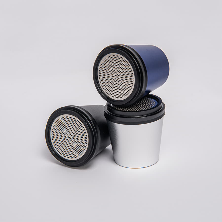 Портативная mini Bluetooth-колонка Sound Burger "Coffee" черный, черный-6