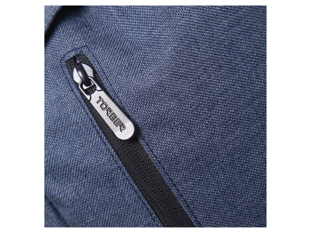 Рюкзак TORBER ГРАФФИТИ, синий, полиэстер меланж, 46 х 29 x 18 см-6