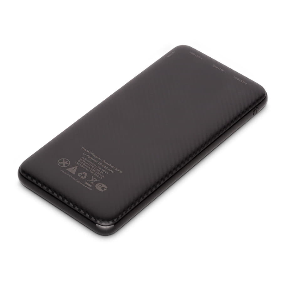 Внешний аккумулятор Accesstyle Seashell (10000 mAh), черный, черный-1