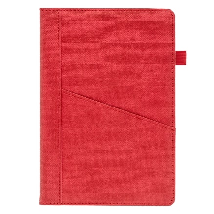 Ежедневник Smart Geneva Ostende А5, Красный-0