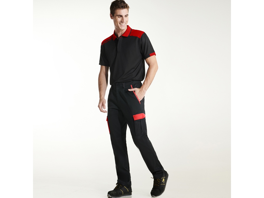 Брюки Trooper, черный/красный-4