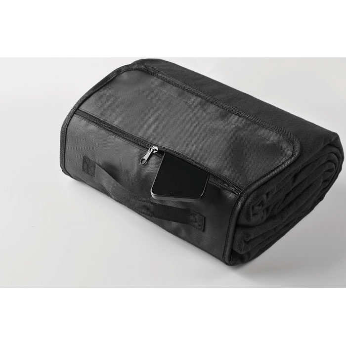 Плед для пикника, черный-3