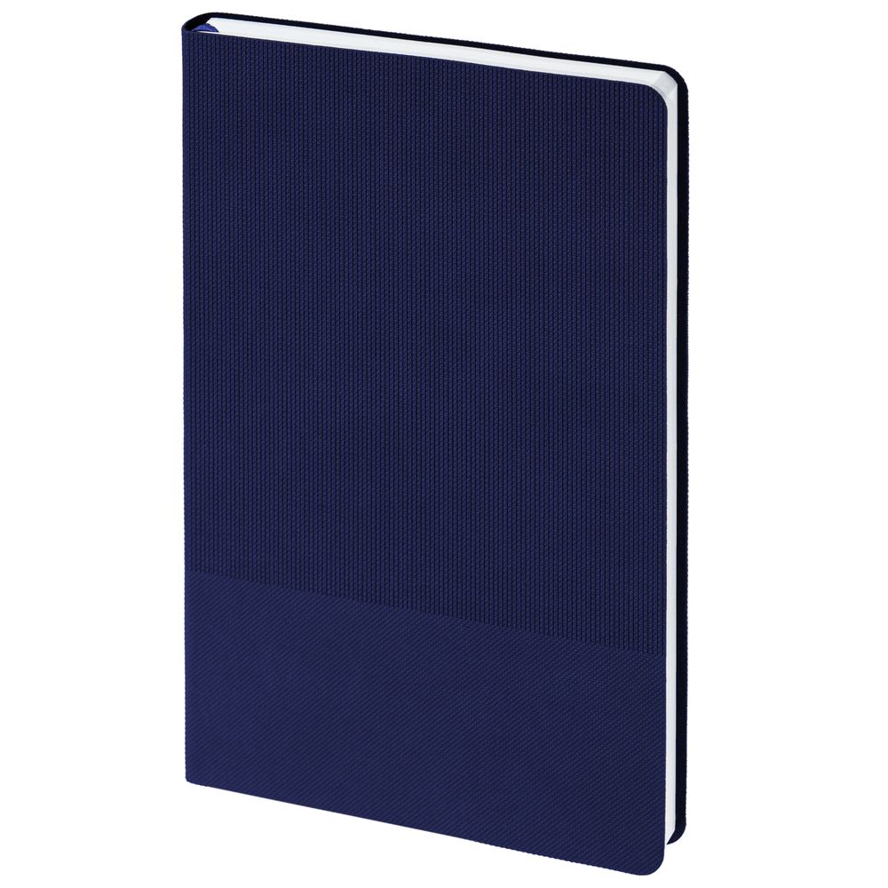 Ежедневник Knit, недатированный, темно-синий-1