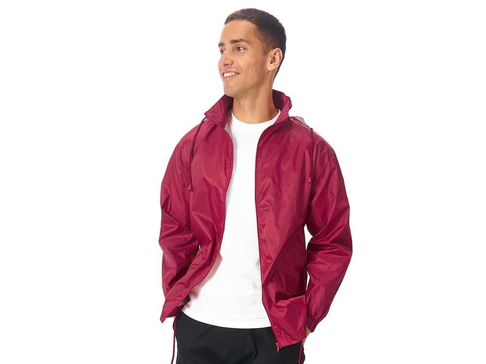 Ветровка Miami мужская с чехлом, красный-0