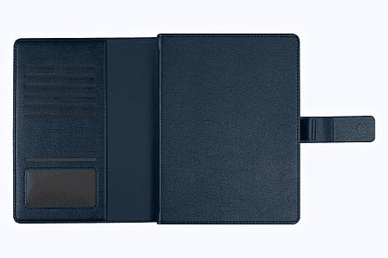 Ежедневник в суперобложке Country Alfa Mocco Business Edition B5 в подарочной коробке, Синий-1