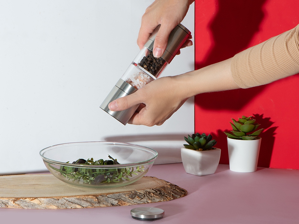 Двойная мельница Twin для соли и перца, 304 сталь-8