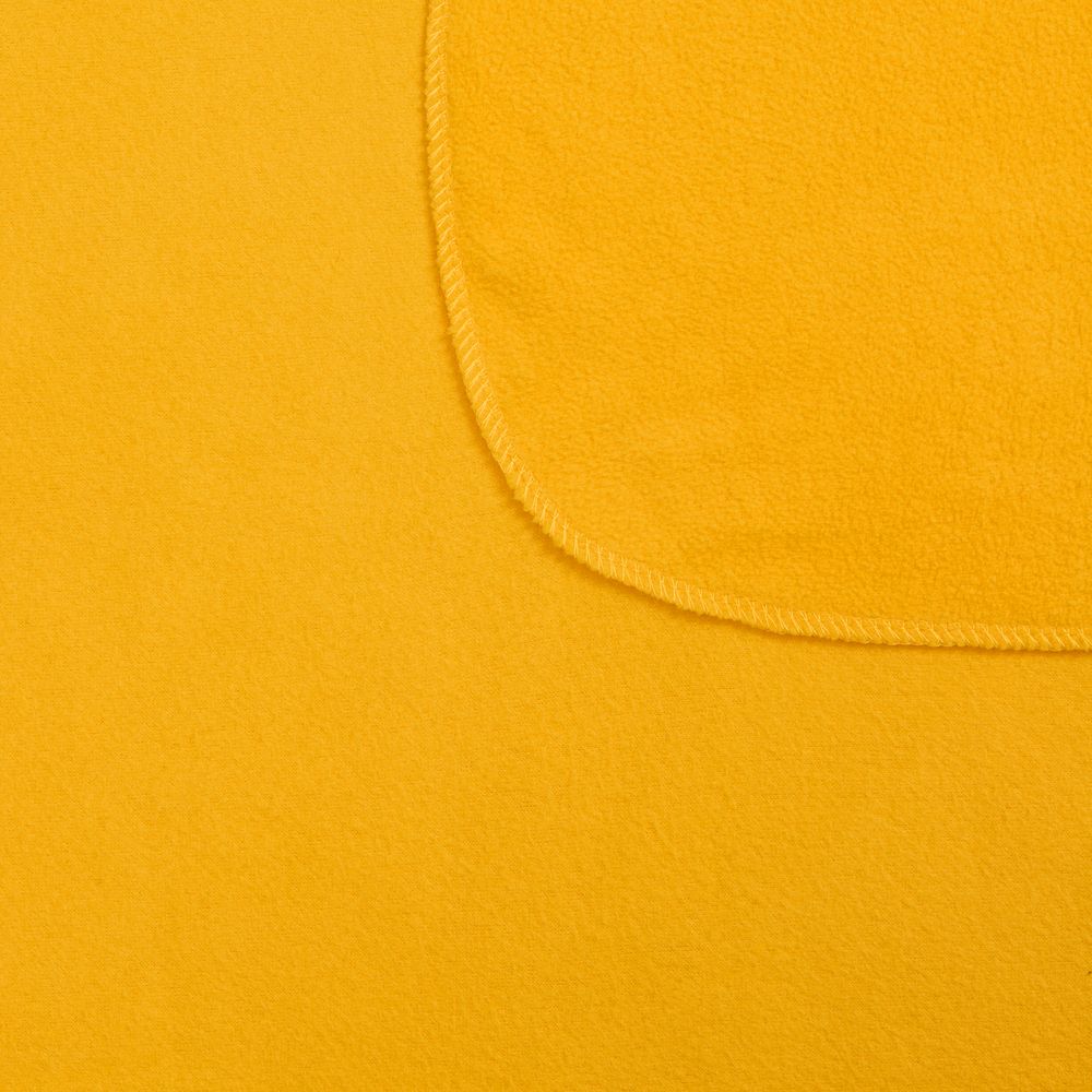 Флисовый плед Warm&Peace XL, желтый-3