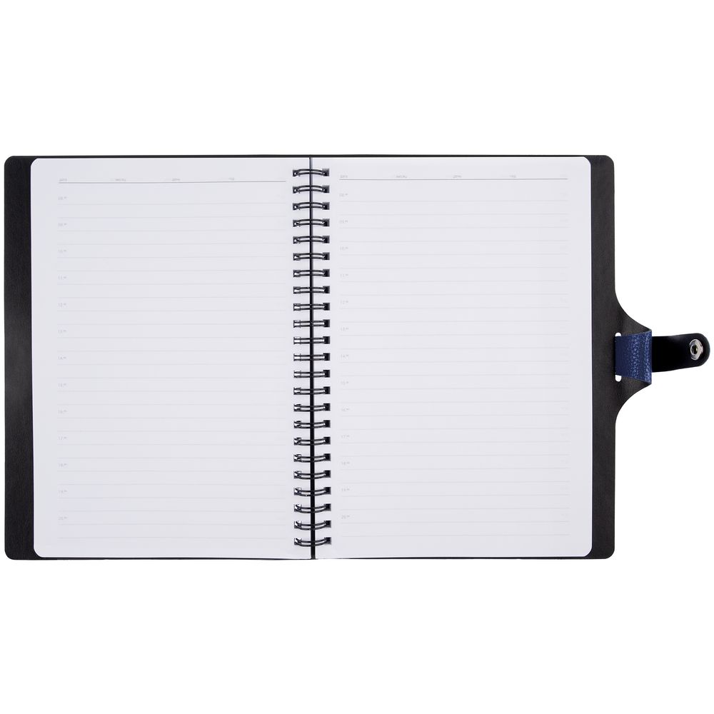 Ежедневник Strep Front на заказ, недатированный, синий-4