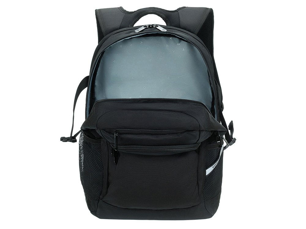 Рюкзак TORBER МЕГАПОЛИС с отделением для ноутбука 16, чёрный, полиэстер, 47 х 34 x 28 см-5