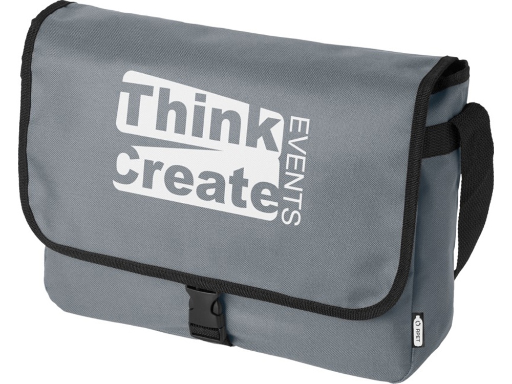 Omaha, сумка через плечо из переработанного PET-пластика, серый-3