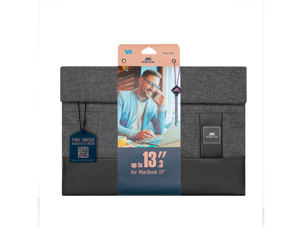 RIVACASE 8802 black melange чехол для MacBook Pro/MacBook Air 13 / 12-9