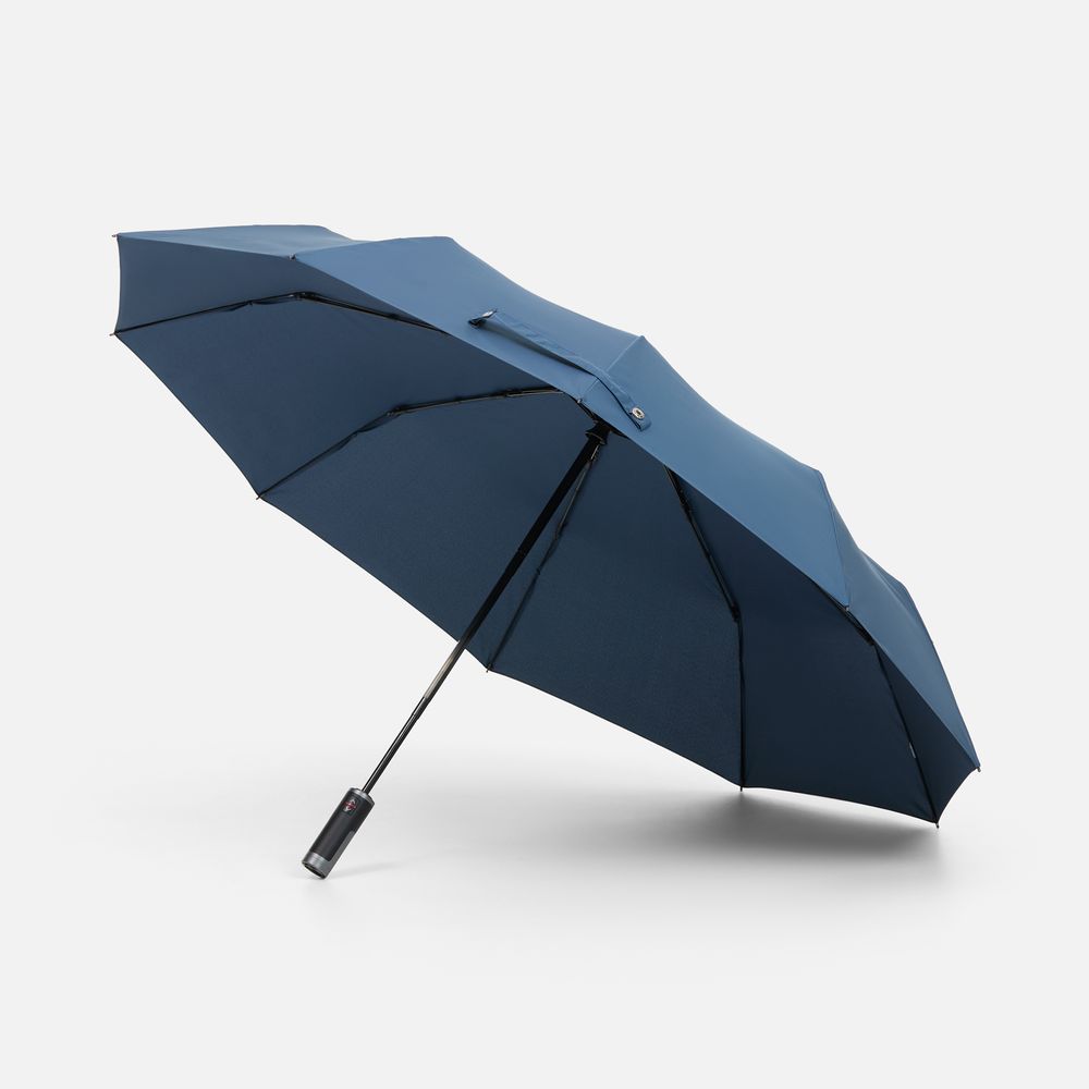 Зонт складной Regenfall, темно-синий-0