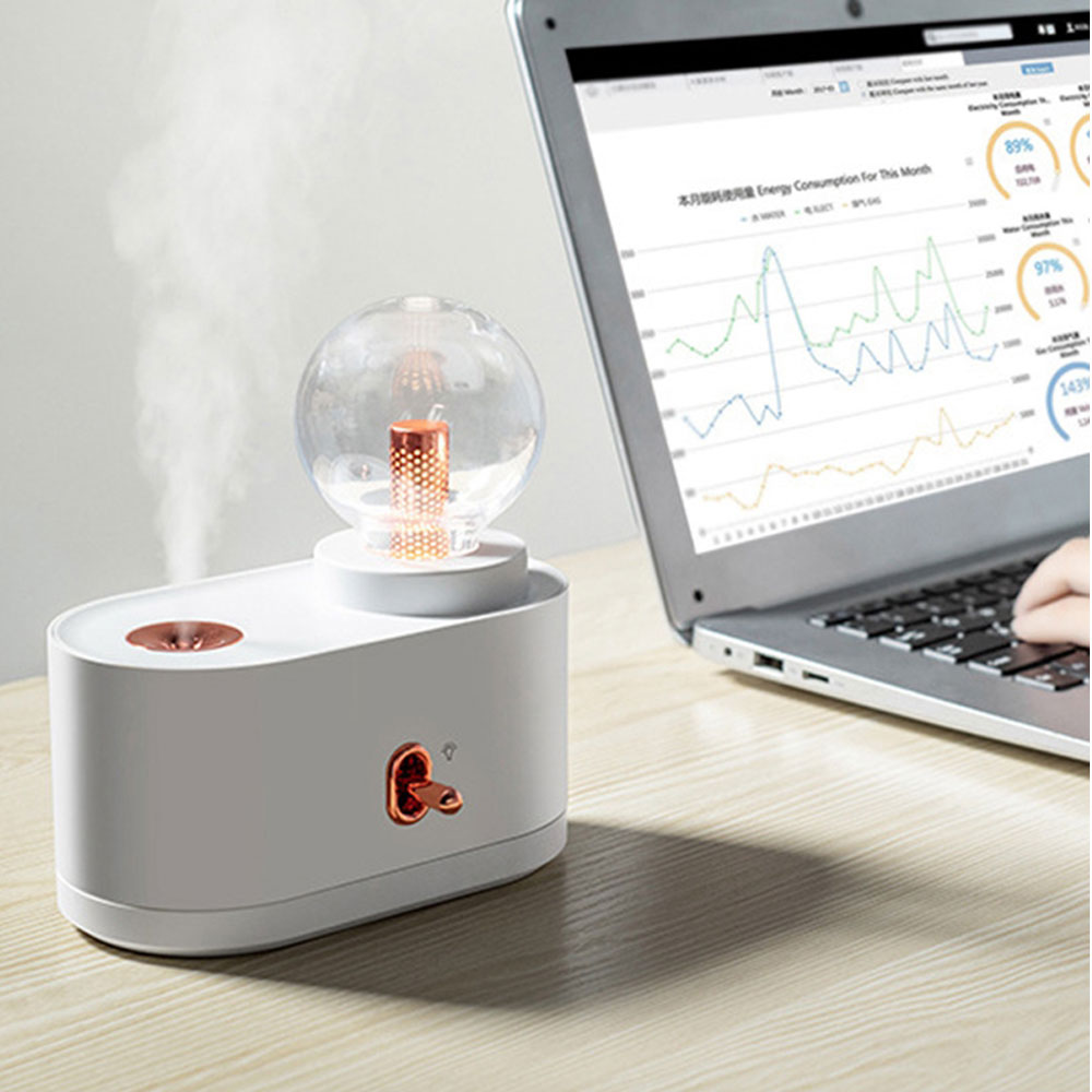 Светодиодный USB арома увлажнитель Orlean, Белый-5