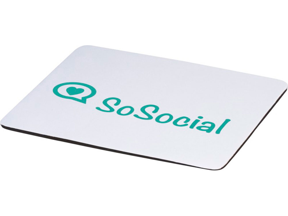 Коврик для мыши Pure с антибактериальным покрытием, белый-6