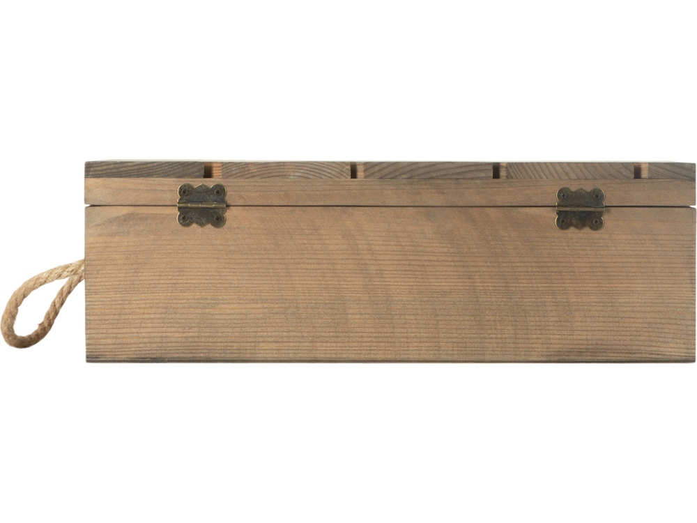 Коробка подарочная из массива дерева для 2х бутылок-5