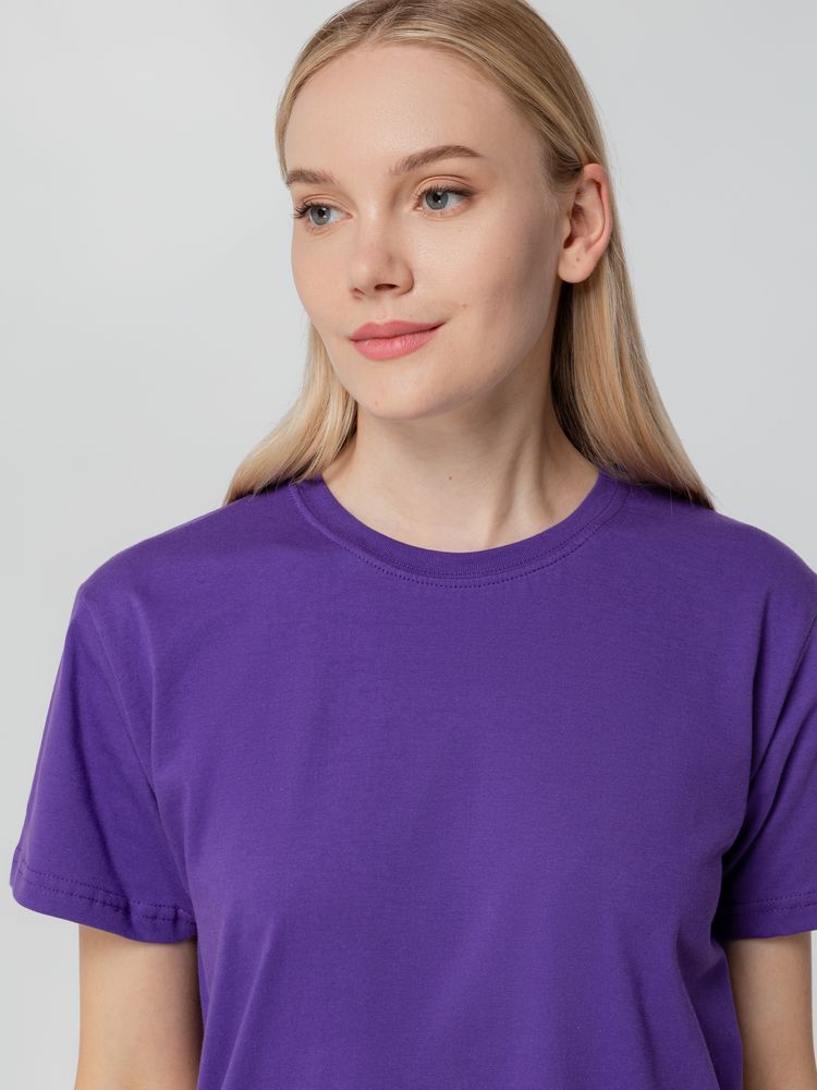 Футболка унисекс T-bolka 140, фиолетовая-6