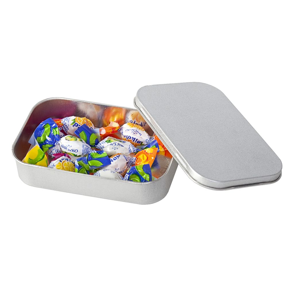 Коробка Pragmax S, прямоугольная, серебристая-2