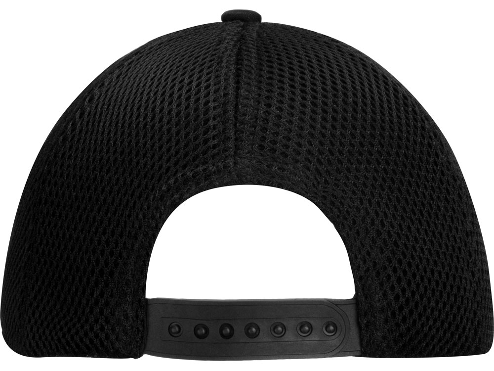 Бейсболка с сеткой Newport, белый/черный-6