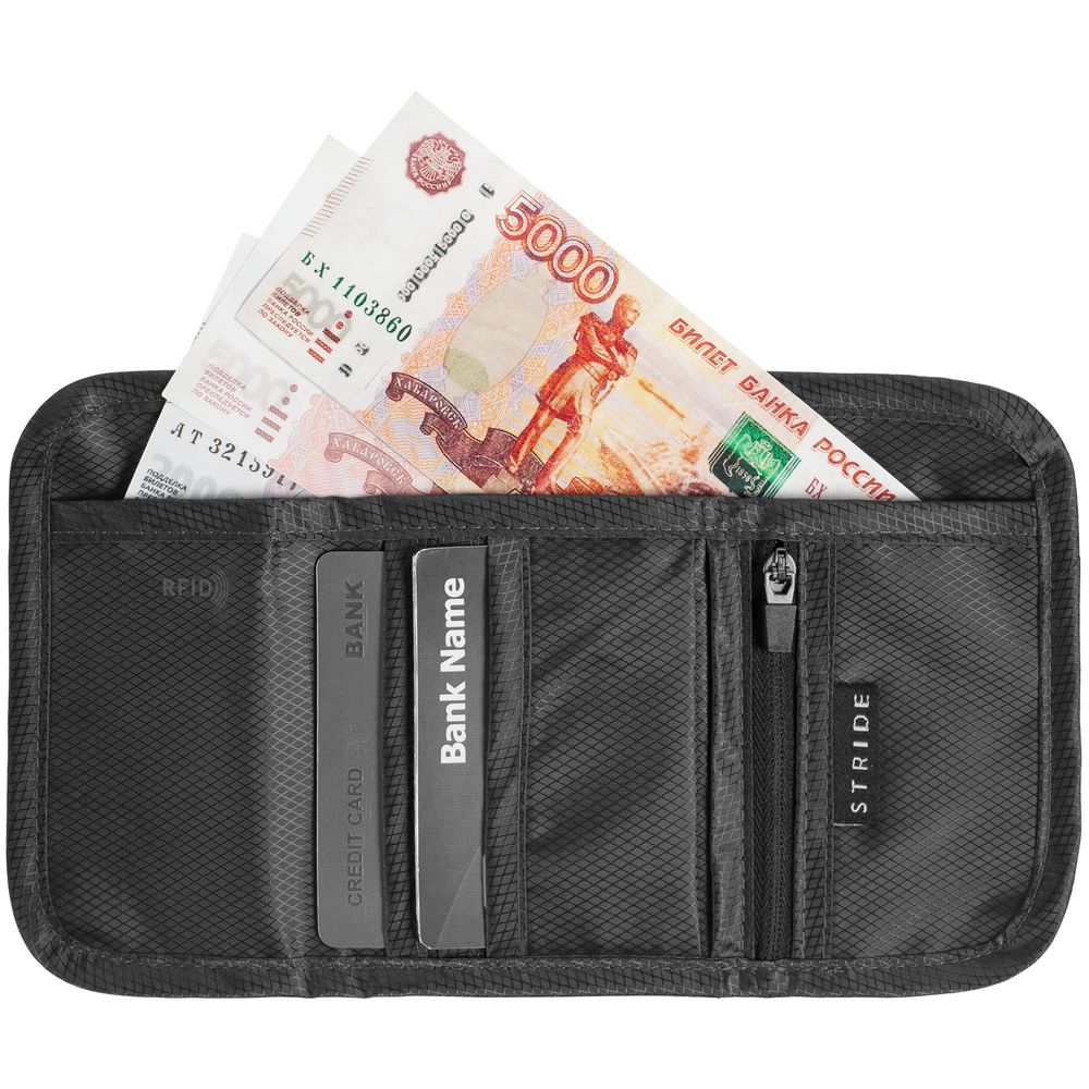 Кошелек Torren с RFID-защитой, серый-3
