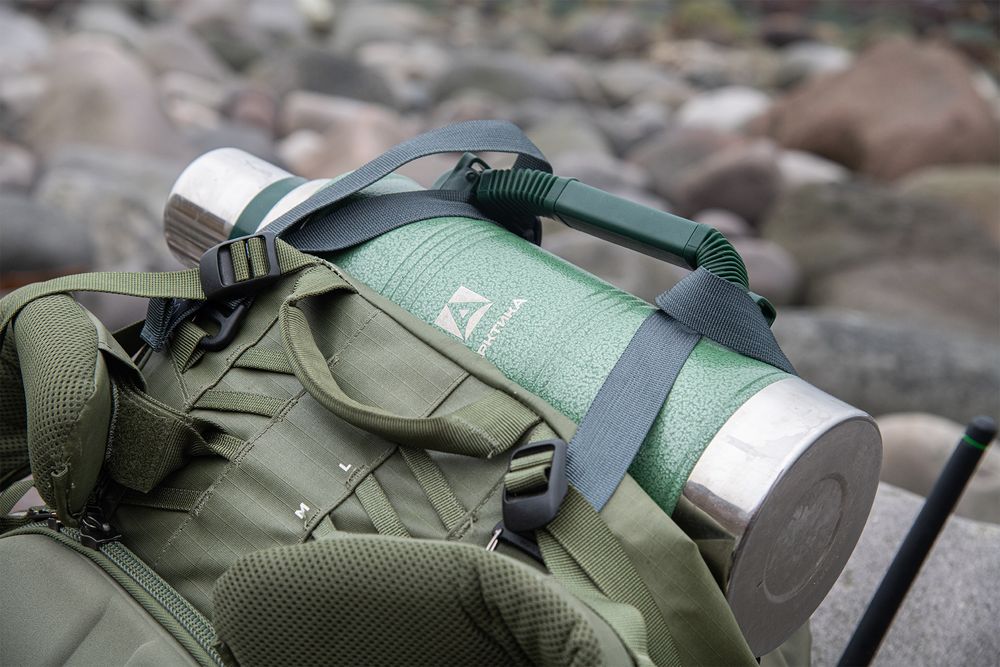 Термос с ручкой «Арктика 2200», зеленый-2