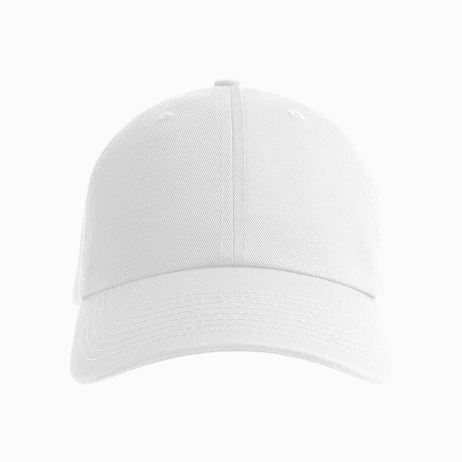 Бейсболка FRASER, органический хлопок, 6 клиньев, металлическая застежка, белый-1