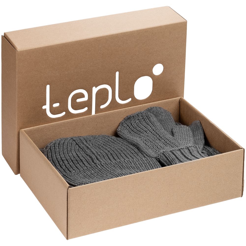 Набор Nordkyn Full Set с шарфом, серый-0