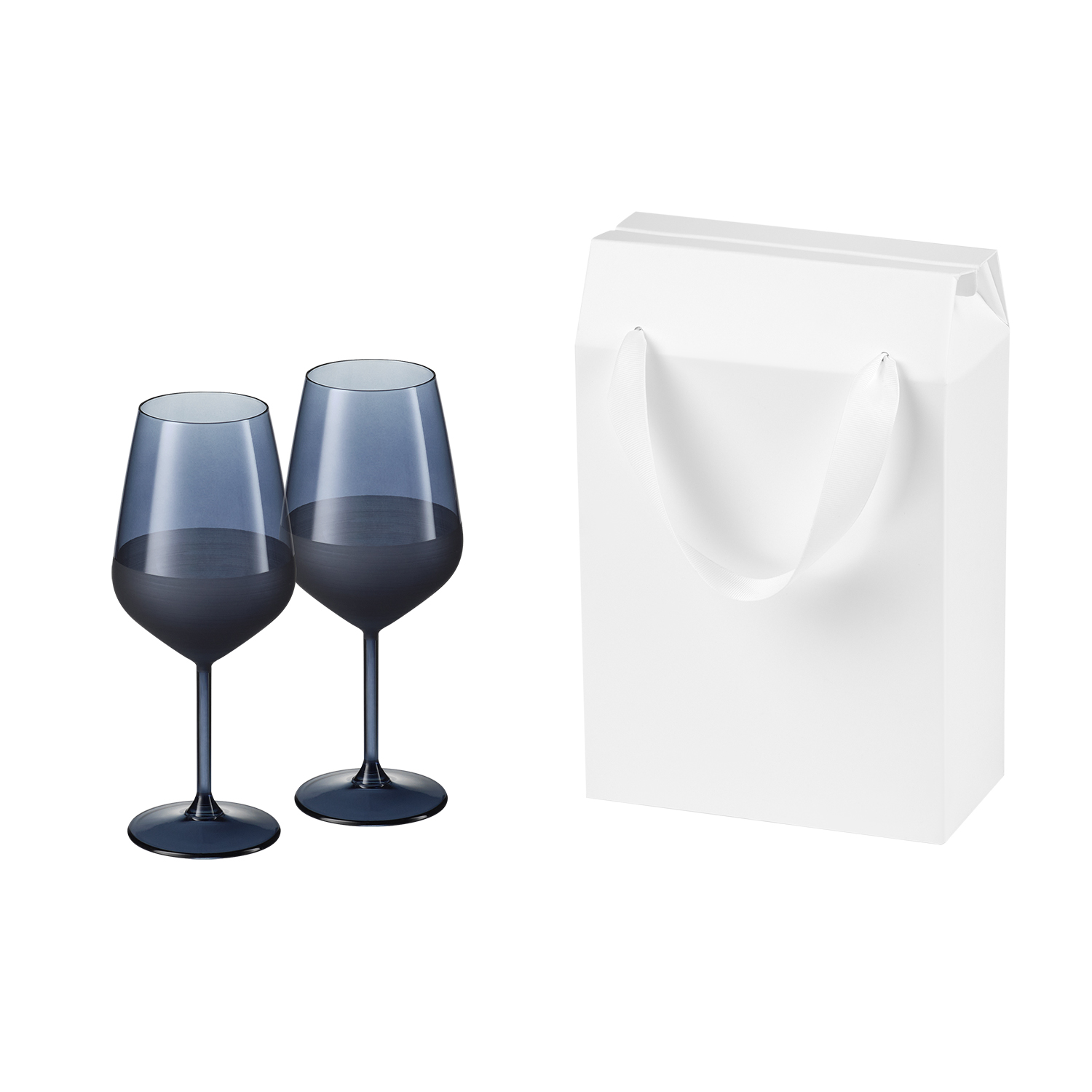 Подарочная коробка-пакет универсальная малая, белая, 186х100х277 мм-4