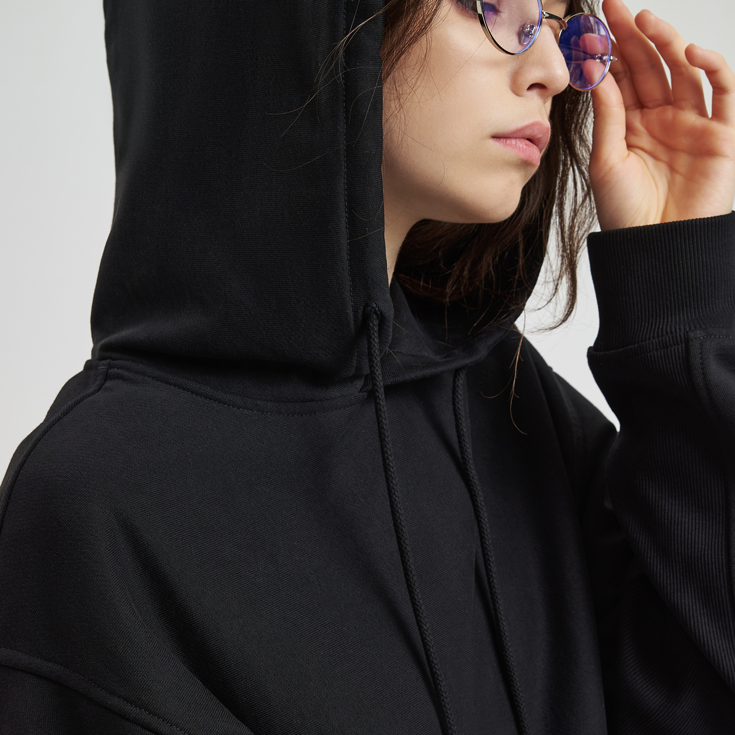 Худи релакс унисекс ADVENTURE, черный-9