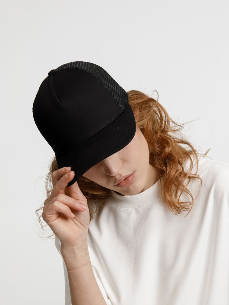 Бейсболка Seguro Air, черная-4